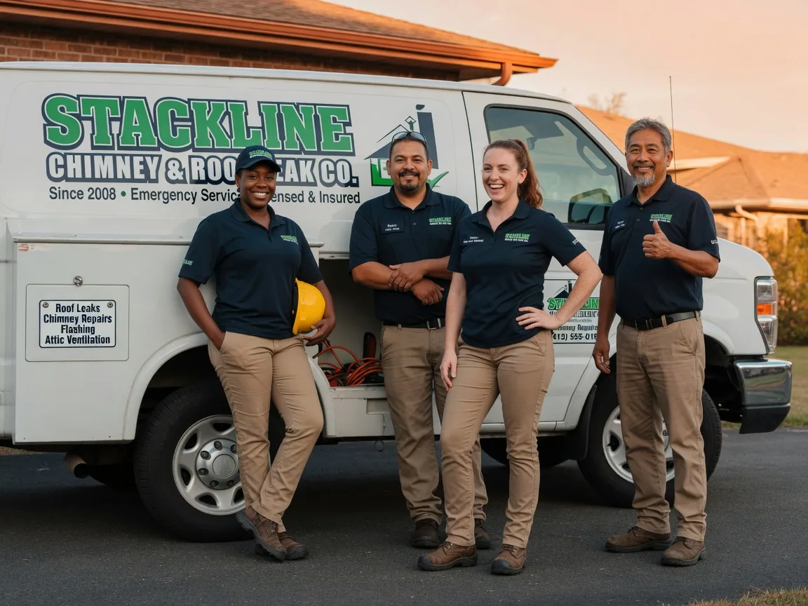 Chimney flashing repair company in Mabel, MN
